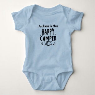 Body Para Bebê Um primeiro aniversario Feliz