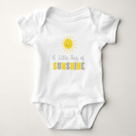 Body Para Bebê Um raio de sol Chá de fraldas Criança Sol