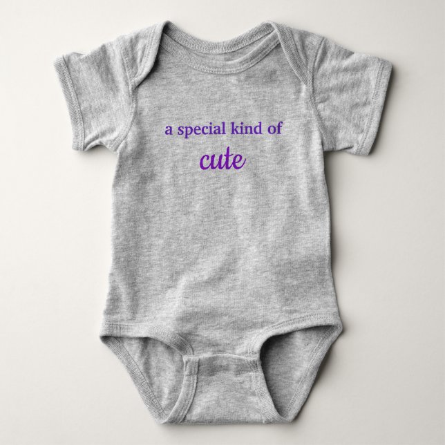 Body Para Bebê Um tipo especial de fofo (Frente)
