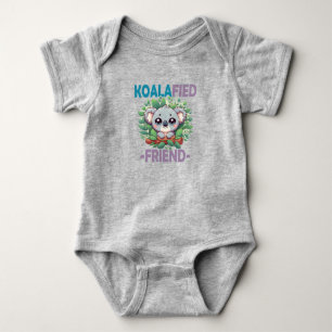 Body Para Bebê Um trocadilho engraçado para o Amigo Koalafied. Ca