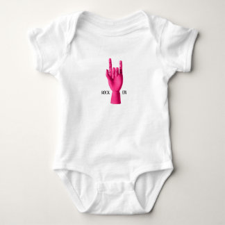 Body Para Bebê Uma camiseta/terno giro para o pequeno foguete