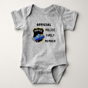 Body Para Bebê Uma Família Oficial Da Polícia