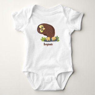 Body Para Bebê Uma ilustração curiosa e engraçada de desenho a
