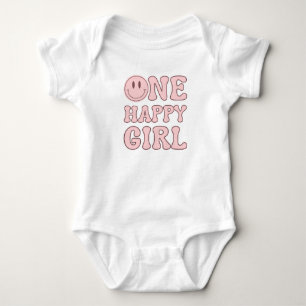 BODY PARA BEBÊ UMA MENINA FELIZ