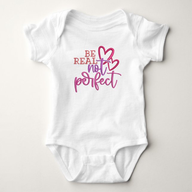 Body Para Bebê Uma Peça Bebê De Fato (Frente)
