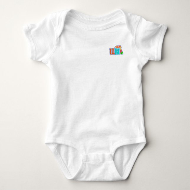 Body Para Bebê Uni-Gator (Frente)
