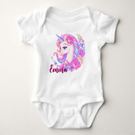 Body Para Bebê unicorn