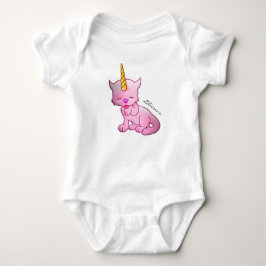 Body Para Bebê Unicorn Cat
