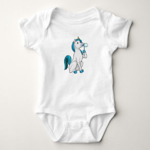 Body Para Bebê Unicorn com bolhas Soap