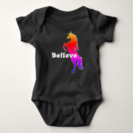 Body Para Bebê Unicorn Creve Design - Bebê Jersey Bodycase