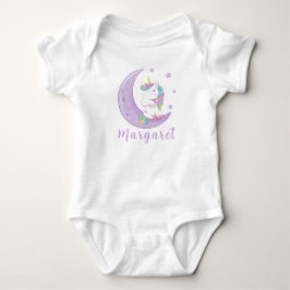 Body Para Bebê Unicorn Fofinho Nome Personalizado Fofinho