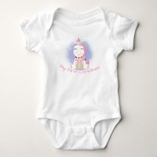 Body Para Bebê Unicórnio