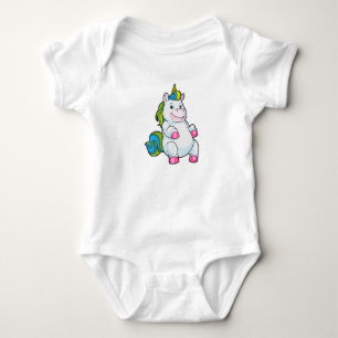 Body Para Bebê Unicórnio com grande Belly