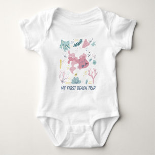 Body Para Bebê unisex primeira viagem de praia Bebê roupa de beb