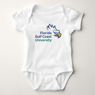 Body Para Bebê Universidade da Costa do Golfo da Flórida FGCU E
