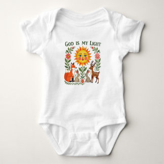 Body Para Bebê Uplifting Snap-tee