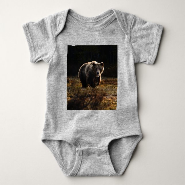 Body Para Bebê Urso (Frente)