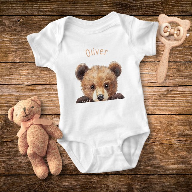 Body Para Bebê Urso Bebês Cóctil Personalizado (Criador carregado)