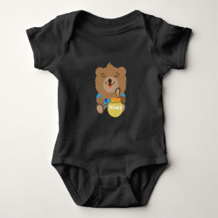 Body Para Bebê Urso Bonito