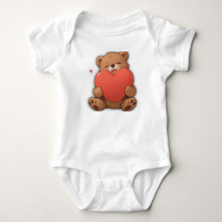 Body Para Bebê Urso-de-abóbora