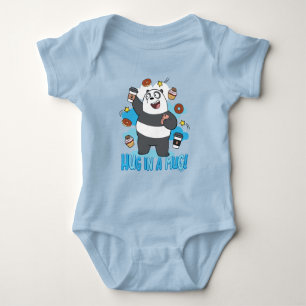 Body Para Bebê Urso de Panda - Abraçar uma Caneca!