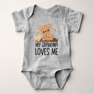 Body Para Bebê Urso e Bebê 🧸 Minha Avó Me Ama