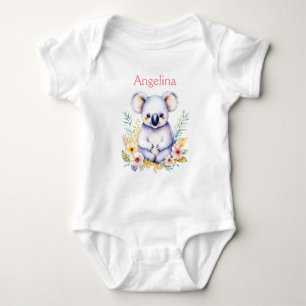 Body Para Bebê Urso Koala Bebê Personalizado