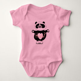 Body Para Bebê Urso Panda