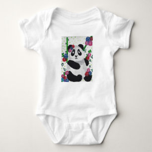 Body Para Bebê Urso Panda Adoravelmente Doce