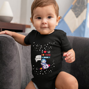 Body Para Bebê Urso Panda Fofo Em Nave Espacial Personalizado Inf