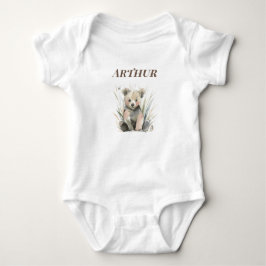 Body Para Bebê Urso Personalizado da Floresta