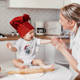 Body Para Bebê Urso Polar de Natal, personalizável