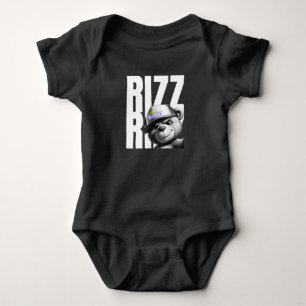 Body Para Bebê Urso Rizzly O Rizzer Rizzing Conquistou Rizz