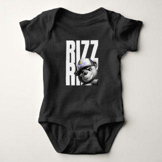 Body Para Bebê Urso Rizzly O Rizzer Rizzing Conseguiu Rizz