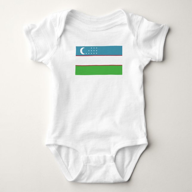 Body Para Bebê Usbequistão (Frente)