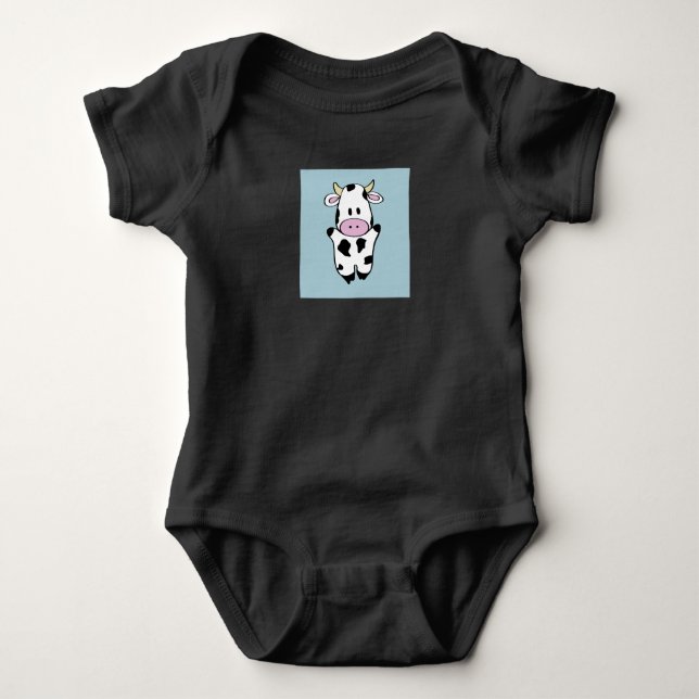 Body Para Bebê Vaca (Frente)