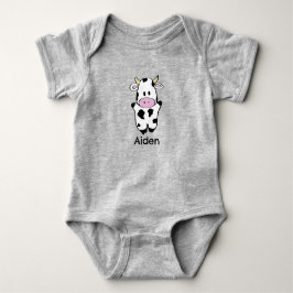 Body Para Bebê Vaca