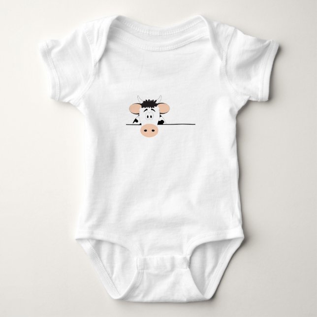 Body Para Bebê Vaca (Frente)