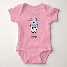Body Para Bebê Vaca astronauta