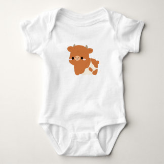 Body Para Bebê Vaca Hereford