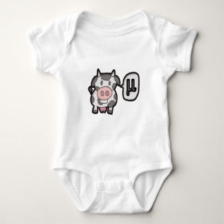 Body Para Bebê Vaca MU - Cow MU
