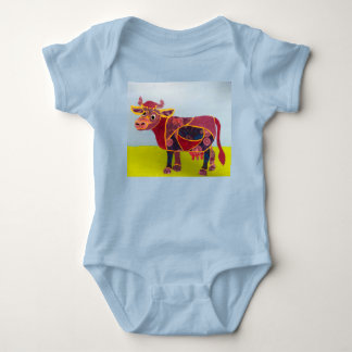 Body Para Bebê Vaca Roxa Onesy