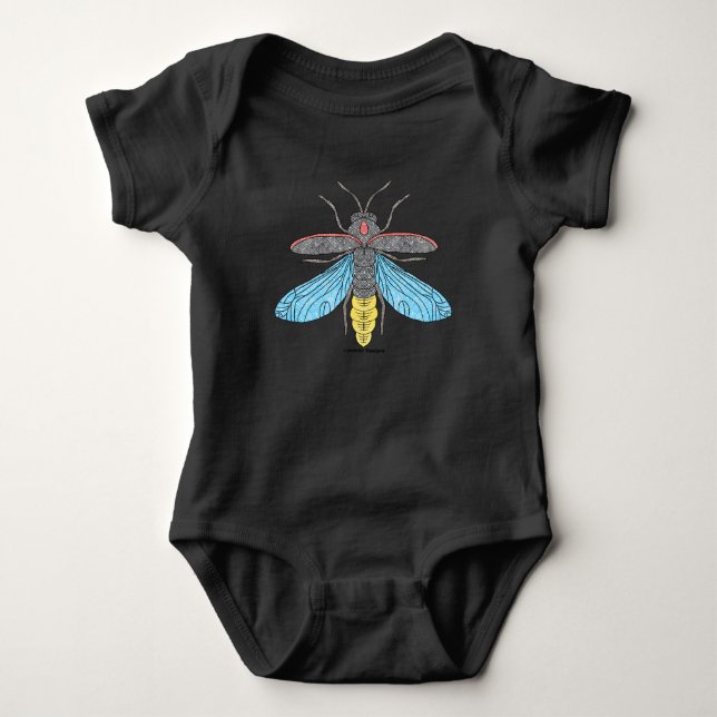 Body Para Bebê Vaga-lume (vívido) - Bodysuit de Bebê (Frente)
