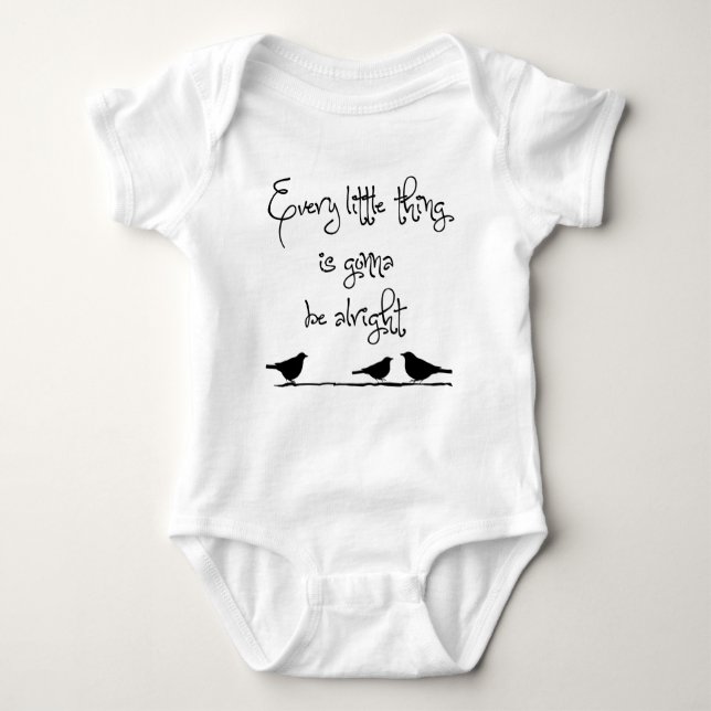 Body Para Bebê Vai Ficar Bem (Frente)