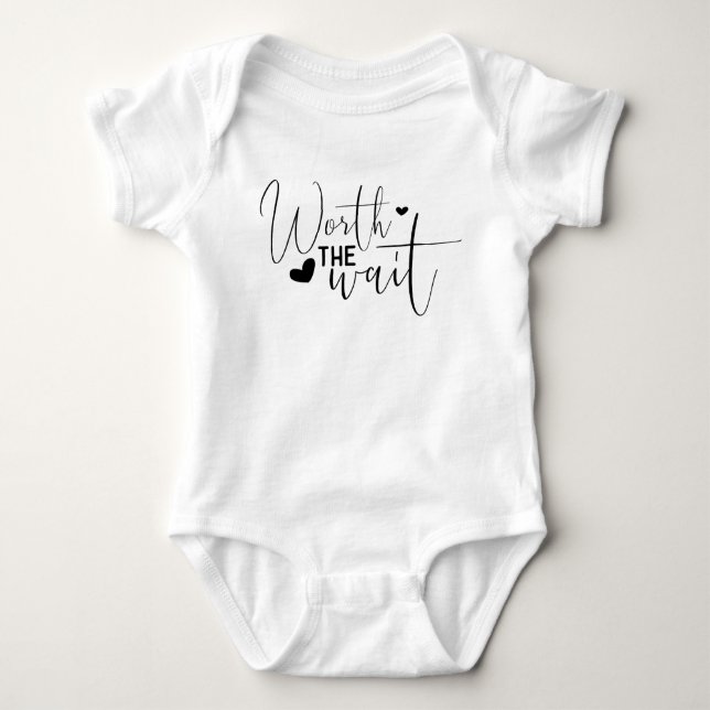 Body Para Bebê Vale o Novo Anúncio de Espera (Frente)