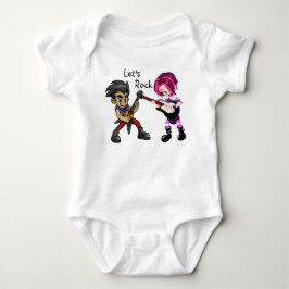 Body Para Bebê Vamos Rocker