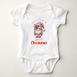 Body Para Bebê Vamos Ter um Natal Doce Crianças