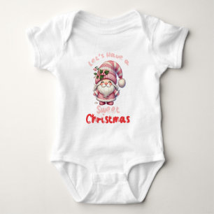 Body Para Bebê Vamos Ter um Natal Doce Crianças