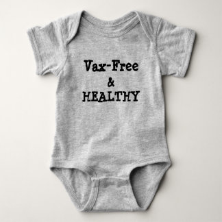Body Para Bebê VAX-Livre e saudável