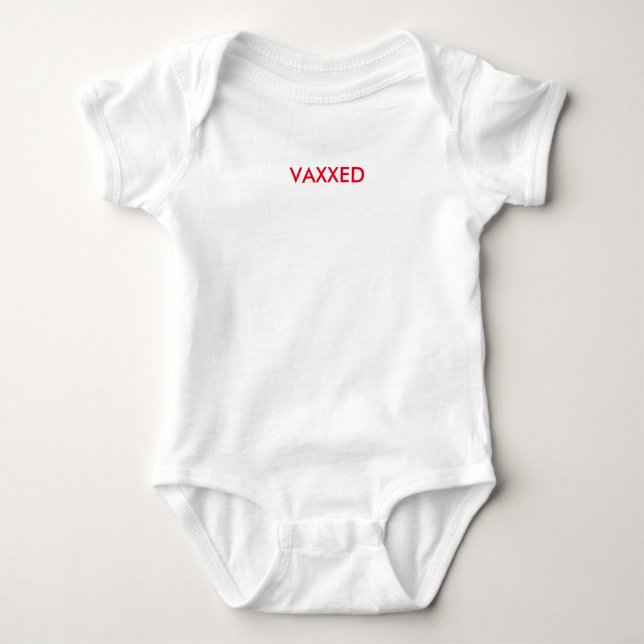 Body Para Bebê Vax+ para crianças. Deixe-os saber que você é (Frente)